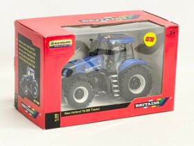 An unused Britains “New Holland” T8.390 Tractor in box. 1:32 scale. 25.5x13x15.5cm