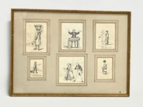 A group of 6 pencil drawings by David Cox (1783-1859) from the collection of The Rev Archdeacon