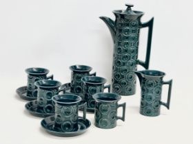 A 13 piece Mid Century ‘Jupiter’ coffee service designed by Susan Williams-Ellis for Portmeirion.