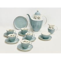 A Royal Doulton ‘Rose Elegans’ coffee service.