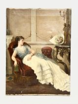 A good quality 19th century oil painting on canvas. Signed H. Bender. 30.5x41cm