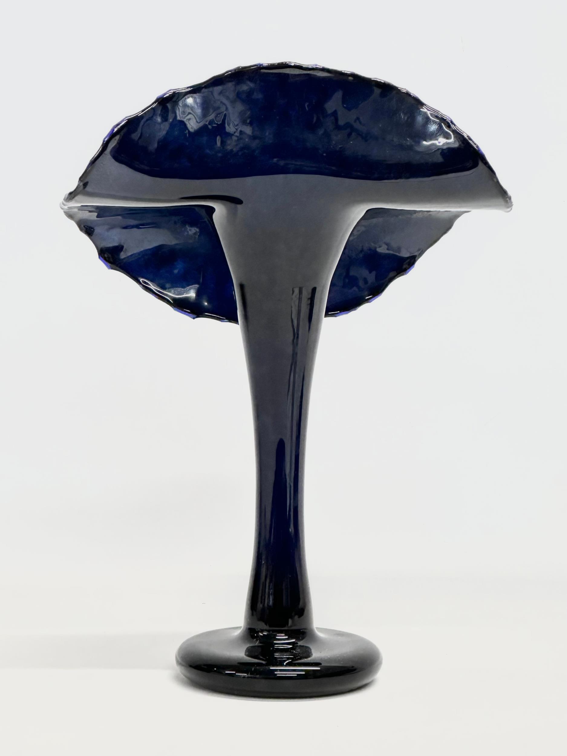 An Okra iridescent Jack in the Pulpit vase designed by Richard Golding. 1993. Number 200. 21x29cm - Image 3 of 7