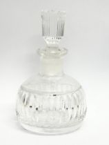 A Waterford Crystal perfume bottle/scent bottle. 7.5x11.5cm