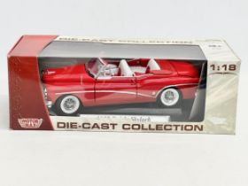 A Motor Max Die-Cast Collection 1953 Buick Skylark model car with box. 36cm