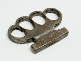A WWI trench fighting knuckle duster.