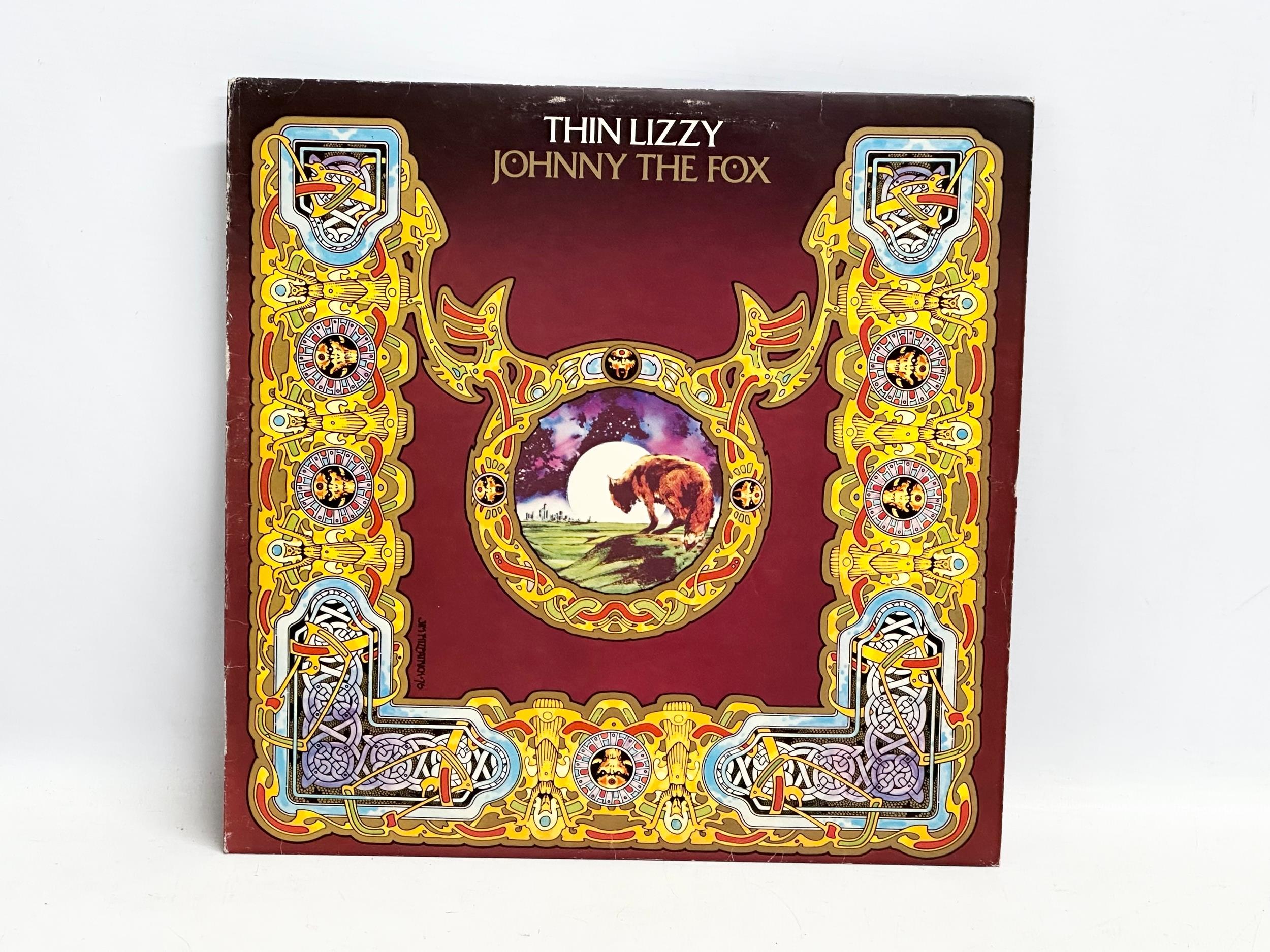 3 Thin Lizzy records. Thin Lizzy Johnny the Fox. Thin Lizzy Jailbreak. Thin Lizzy Nightlife. - Image 4 of 4