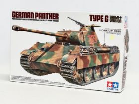 An unopened Early Version German Panther Type G model kit.