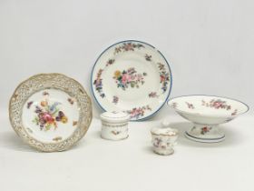 A quantity of late 19th and early 20th century French and German porcelain