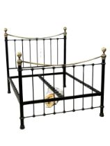 A Victorian style double bed. (7)