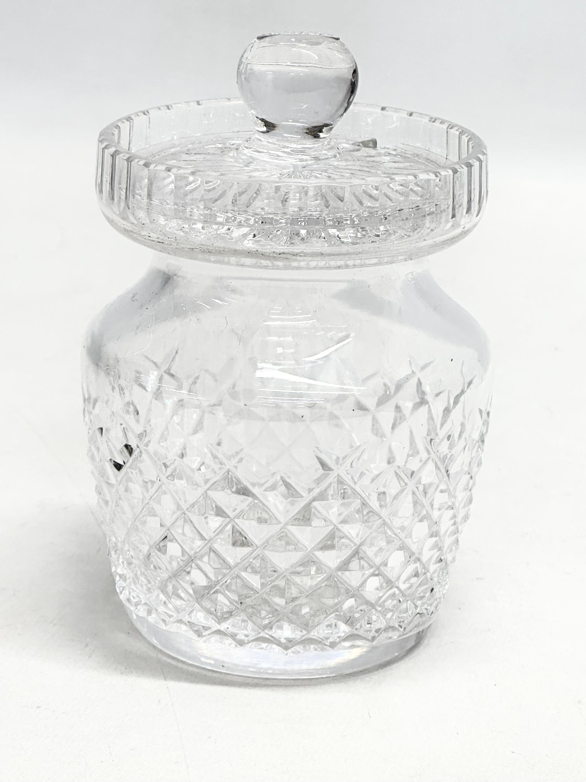 4 Waterford Crystal honey pots. 13cm - Image 5 of 5
