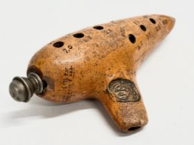 An early 20th century Mezzetti Ocarina instrument. Paris, France.