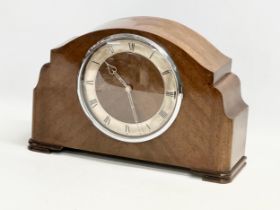 A large vintage Smiths mantle clock. 37x11x24cm