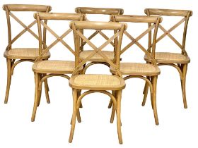 A set of 6 good quality Willis & Gambier Bentwood dining chairs.