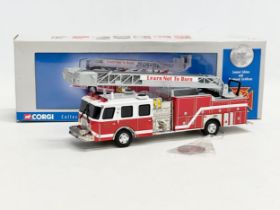 A Limited Edition Corgi Collectable Die-Cast Replicas Duncan Fire Department model fire engine