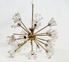 A 1970’s Mid Century ‘Snowflake’ light fitting designed by Emil Stejnar for Rupert Nikoll. 66x67cm
