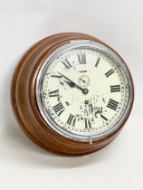 A large Ships bulkhead clock. 33x14cm