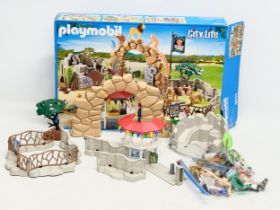 A Playmobil City Life Zoo.