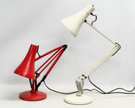 2 vintage anglepoise lamps. Model 90.