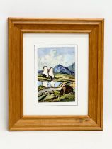 An oil painting by John. T. Bannon. County Donegal. 12x16.5cm. Frame 28x33cm