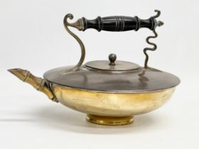 A rare late 19th century Tiffany & Co copper and brass kettle. Circa 1880. 17x21x18cm