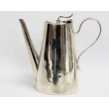 An early 20th century Walker & Hall silver hot water jug. Sheffield. 220 grams. 14x13cm
