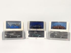 A collection of Norev model cars including 3 Citroen, Peugeot, 2 La Miniature "Haute Fidelite."