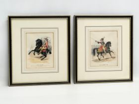 2 late 19th century ‘Life Guards’ prints. 27x30cm