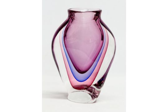 A large Murano Vetreria Artistica Oball ‘Cobra’ vase. Original design by Luigi Onesto. 18.5x26.5cm - Image 1 of 4