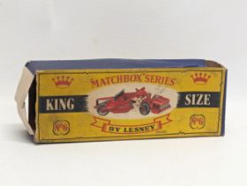 A vintage Matchbox King Size K-6 Allis-Chalmers Earth Remover model.