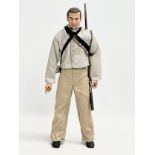 A Sideshow Toys American Civil War Brotherhood of Arms Confederate Infantry Action Figure. 32cm
