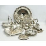 A collection of vintage silver plate/EPNS.