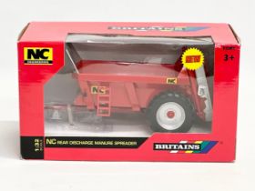 A new Britains NC Engineering Rear Discharge Manuee Spreader. 25x12x14cm