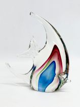 A Murano Vetreria Artistica Oball Art Glass fish. 20x21cm