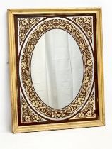 An early/mid 20th century Art Nouveau gilt framed mirror. Circa 1930-1950. 45x56cm