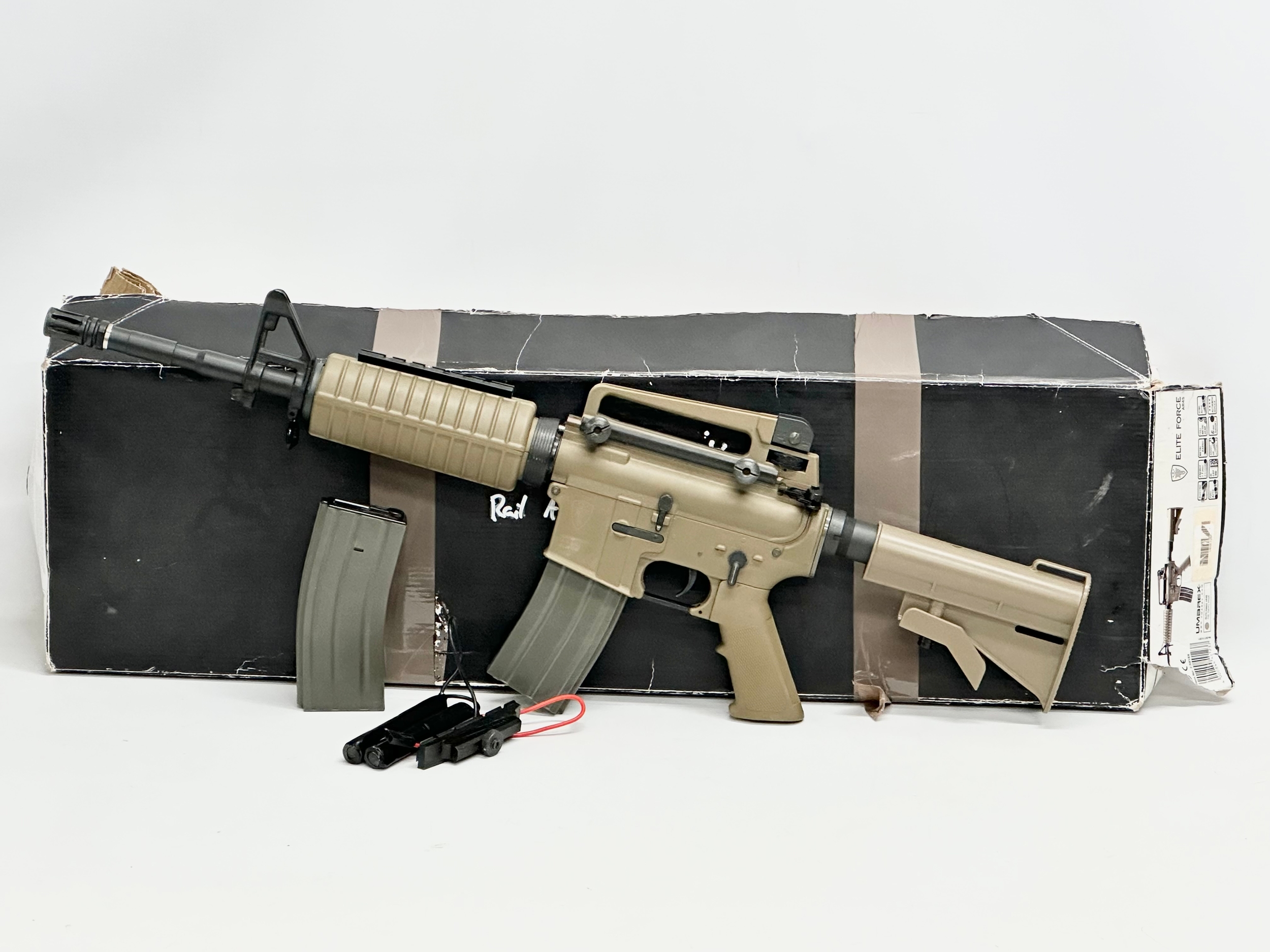 An Umarex Elite Force electric assault rifle with box, pellets, tactical vest, carting case etc. - Image 2 of 7