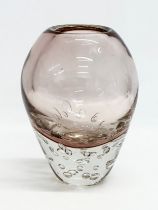 A large vintage Murano Art Glass vase. 17.5x24cm