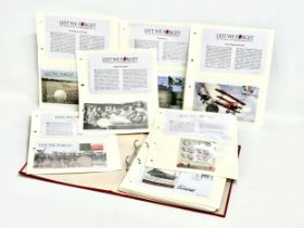 A collection of ‘Lest We Forget’ First Day Covers.