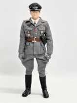 A Dragon Models LTD WWII German Luftwaffe officer action figure. 31cm