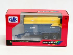 A unused Britains Kane 16tonne Silage Trailer in box. 30x12x15.5cm