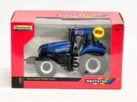 An unused Britains New Holland T8.390 Tractor in box. 25.5x13x15.5cm