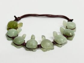 A Chinese Jade bracelet. 10.5x9cm