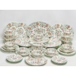 A 54 piece Mintons ‘Haddon Hall’ dinner service. Designed by John Wadsworth.