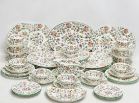 A 54 piece Mintons ‘Haddon Hall’ dinner service. Designed by John Wadsworth.