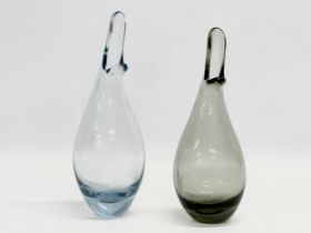 A pair of Danish Mid Century ‘Akva’ Duckling vases designed by Per Lutken for Holmegaard. 1950’s.