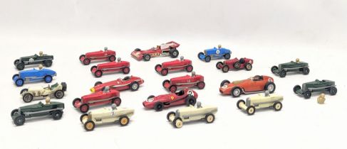 A collection of model cars including Matchbox, Lledo, Brumm, etc