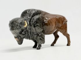 A large Beswick pottery Bison. Model 1019. 23x14.5cm