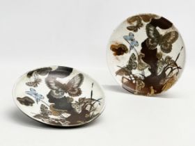 A pair of Danish Mid Century ‘Diana’ Butterfly bowls designed by Nils Thorsson for Royal Copenhagen.