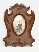 An early 20th century Art Nouveau picture frame. 22x29cm