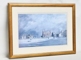 A large signed Limited Edition print of St Andrews Golf Club by Kenneth Reed.