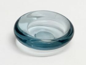 A Danish Mid Century ‘Hellas’ glass bowl designed by Per Lutken for Holmegaard, Denmark. 1957-